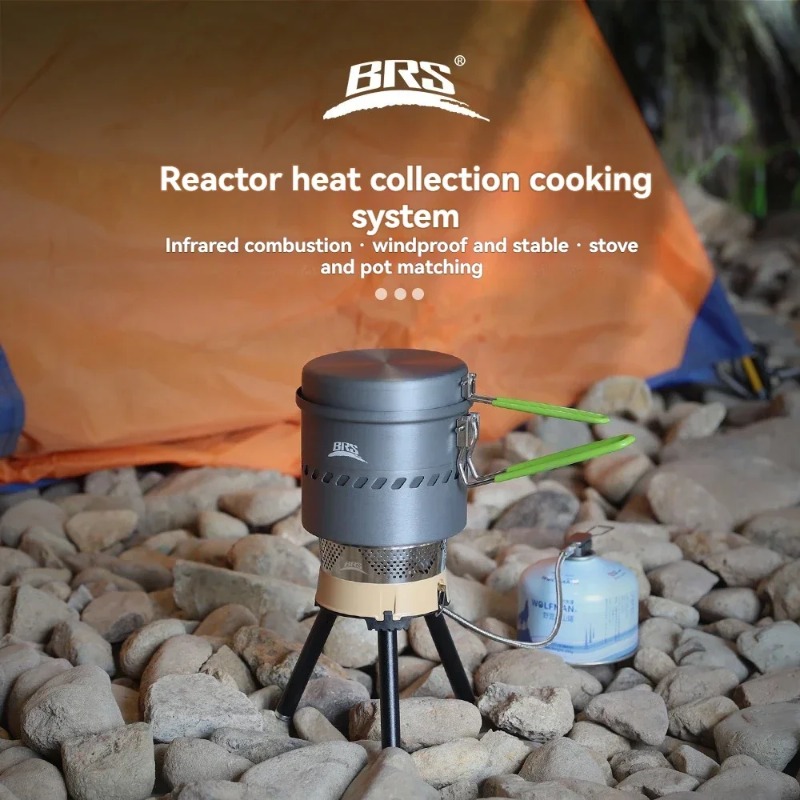 Camping Cooking Jet - BRS-ts19 New Reactor Heating Cooking System