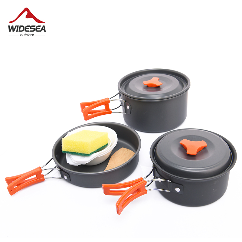 Camping Cooking And Eating Set - Widesea Camping Outdoor Cookware Set Tableware