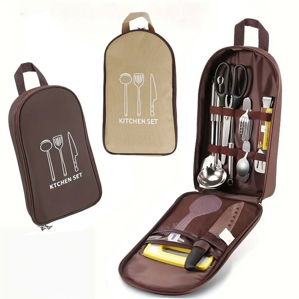 Portable Outdoor Cook Bag Camp - đánh giá và giá Camping Cooking Utensils Storage
