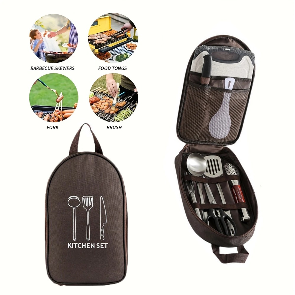 Portable Outdoor Cook Bag Camp - đánh giá và giá Camping Cooking Utensils Storage
