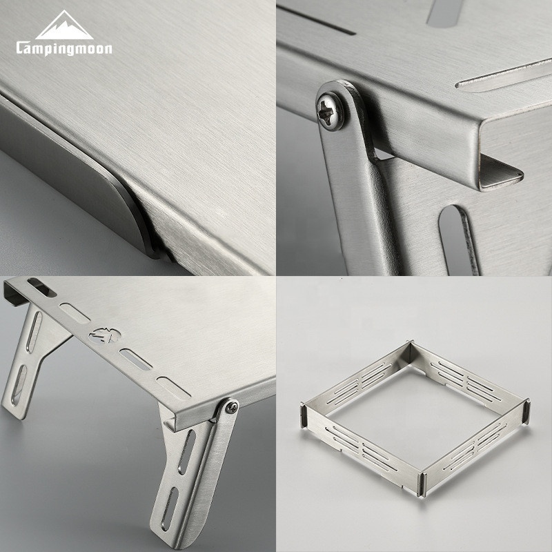 CAMPINGMOON SK-310 Multifuncti - đánh giá và giá Camping Cooking Table With Windshield