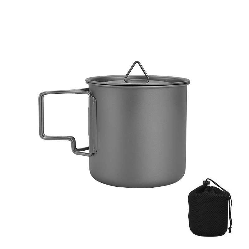 Titanium Camping Mug with Fold - đánh giá và giá Camping Cooking Set Lightweight