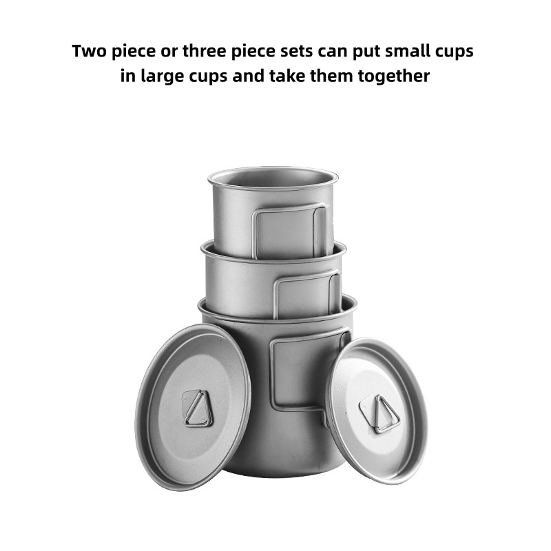 Titanium Camping Mug with Fold - đánh giá và giá Camping Cooking Set Lightweight