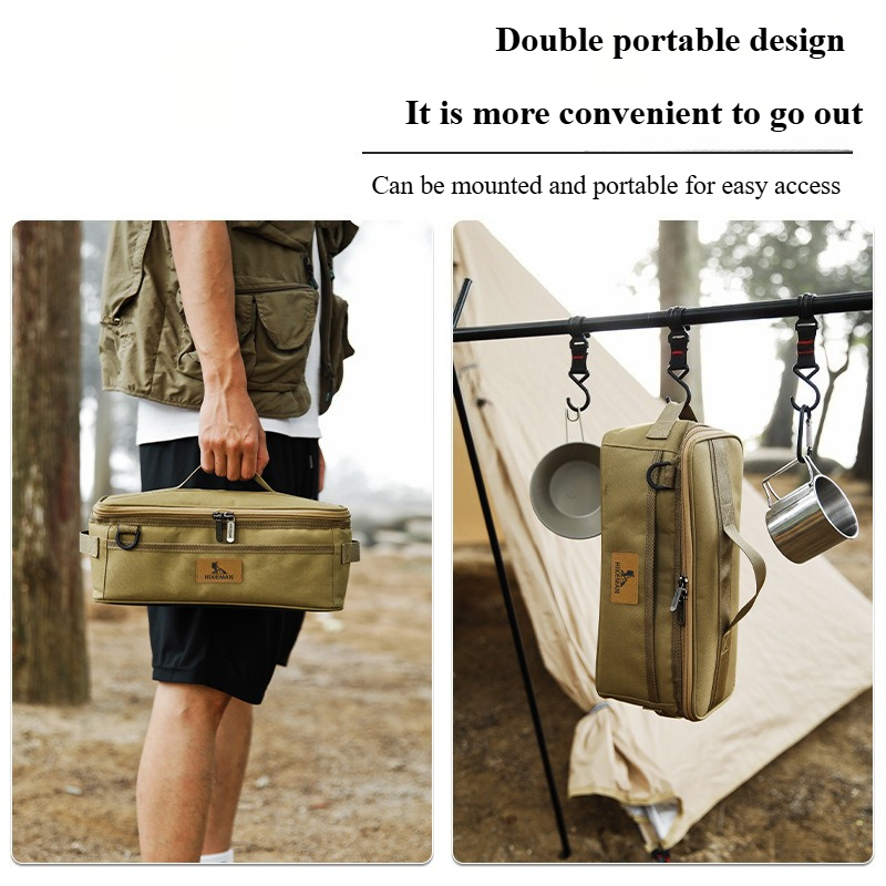 Khaki Outdoor Camping Storage  - đánh giá và giá Camping Cooking Utensils Storage