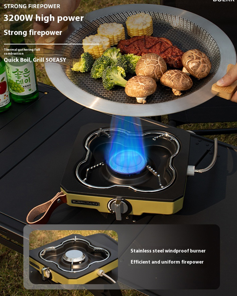 Buerk Desktop Outdoor Gas Stov - đánh giá và giá Camping Cooking Propane