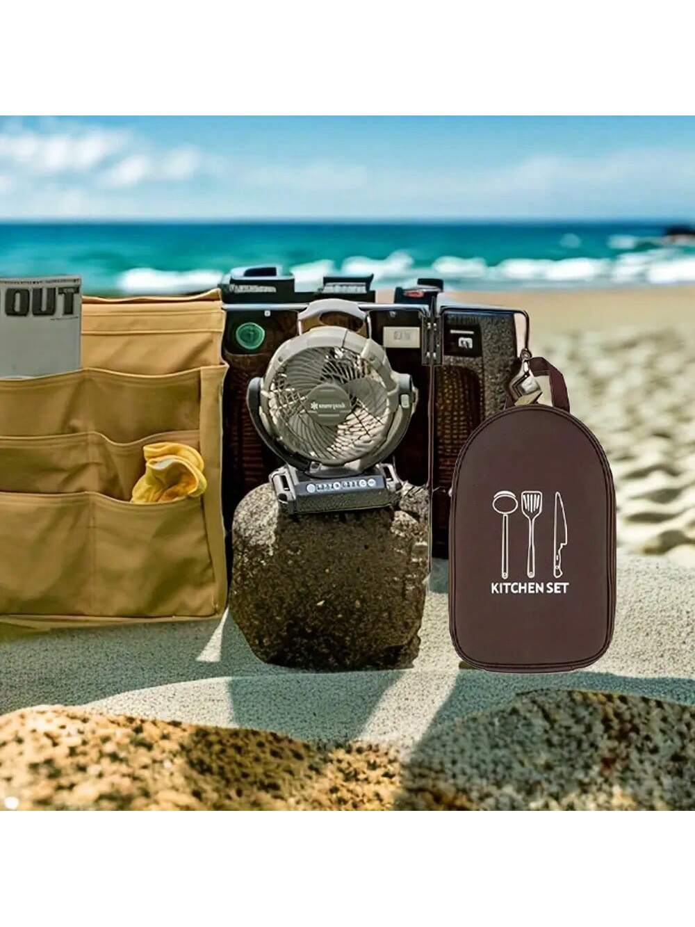 Outdoor Camping Cookware Stora - đánh giá và giá Camping Cooking Utensils Storage