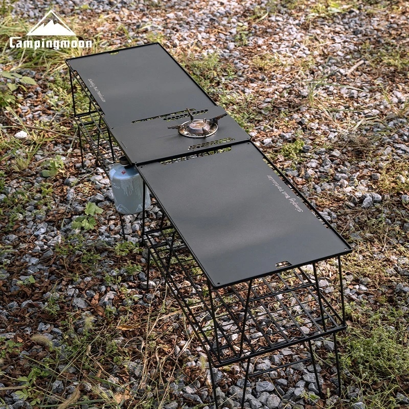 TRIMIX Portable Camping IGT Ko - đánh giá và giá Camping Cooking Table With Windshield