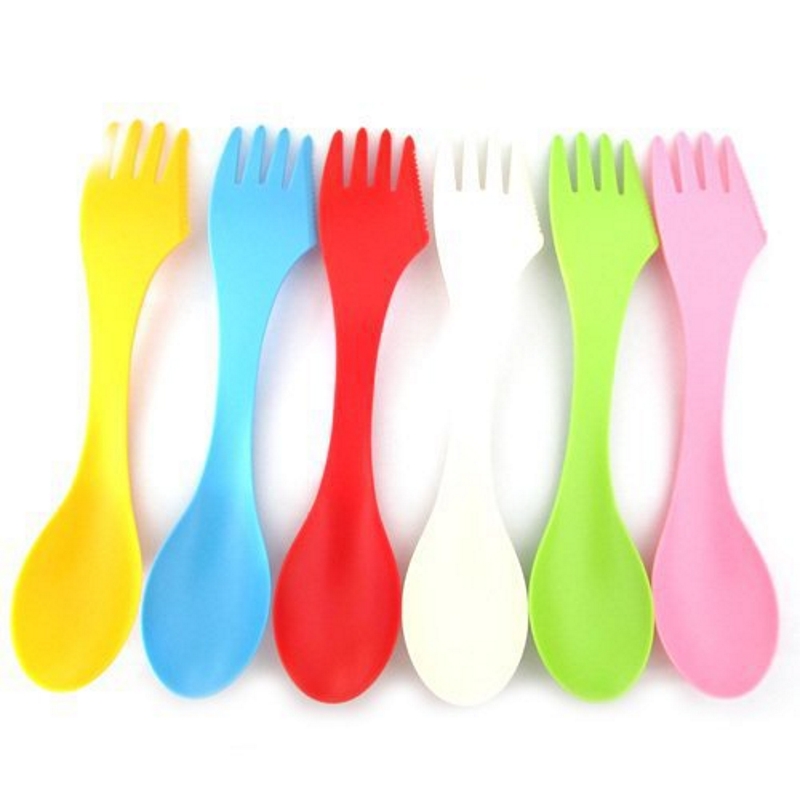 6PCS 3-in-1 Camp Utensils Set  - đánh giá và giá Camping Cooking And Cutlery Set