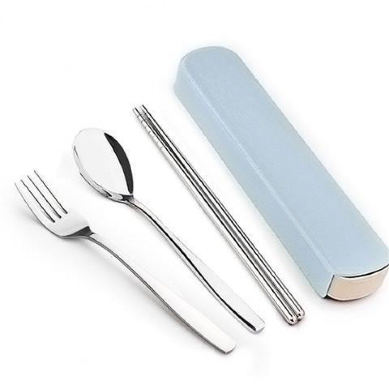 4Pcs/Set Stainless Steel Chops - đánh giá và giá Camping Cooking And Cutlery Set