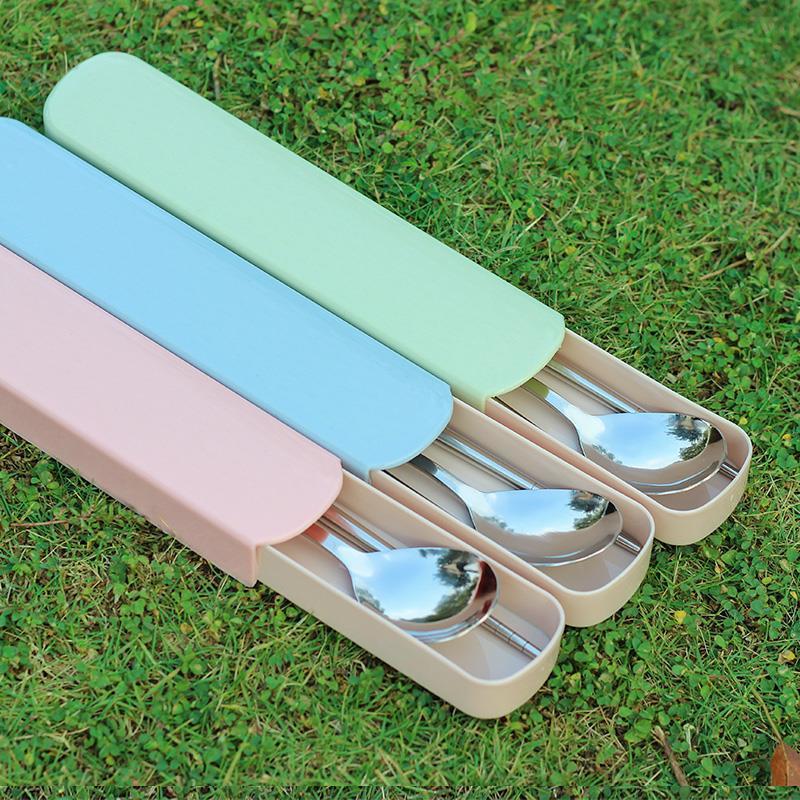 4Pcs/Set Stainless Steel Chops - đánh giá và giá Camping Cooking And Cutlery Set