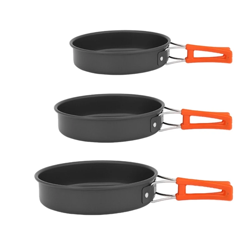 Gấp Chảo Chống Dính Động Ngoài - đánh giá và giá Camping Cooking Set Lightweight