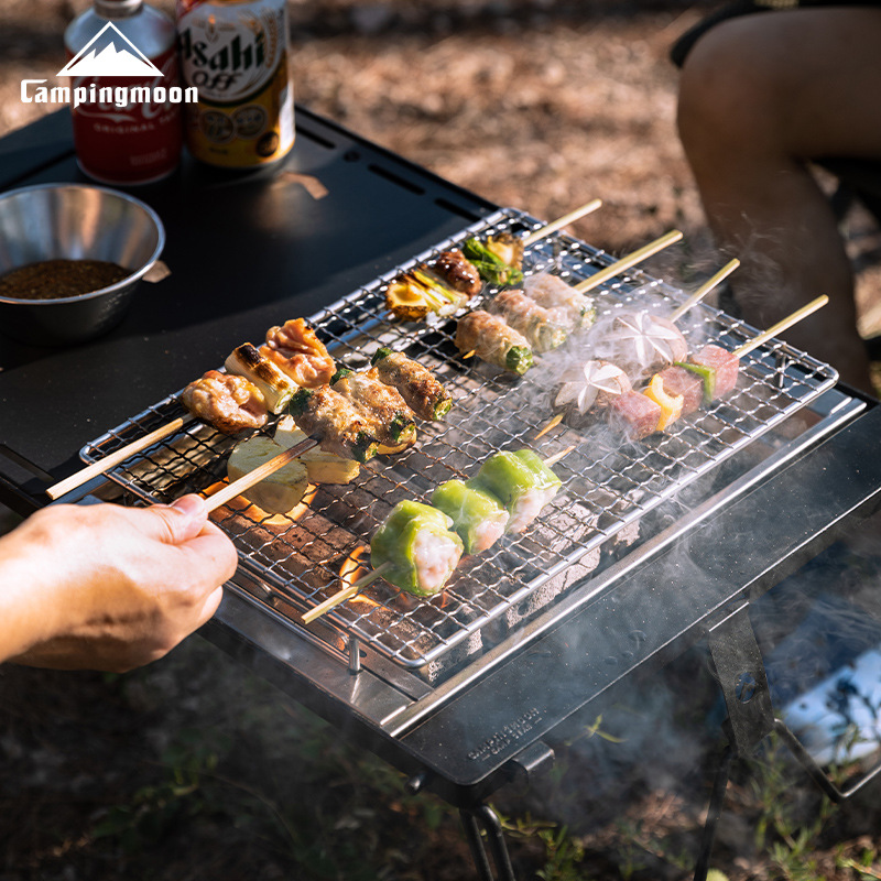 CAMPINGMOON UG-1 IGT Carbon Gr - đánh giá và giá Camping Cooking Table With Windshield