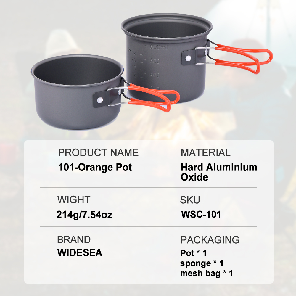 Widesea Cắm Trại Bộ Đồ Ăn Ngoà - đánh giá và giá Camping Cooking And Eating Set