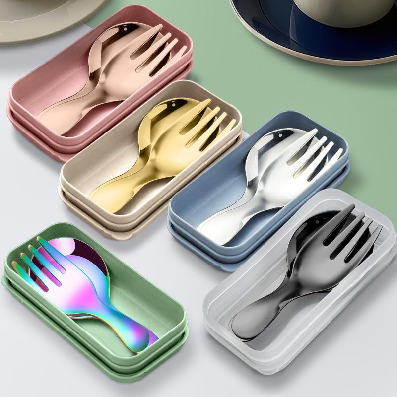 Stainless Steel Portable Spoon - đánh giá và giá Camping Cooking And Eating Set