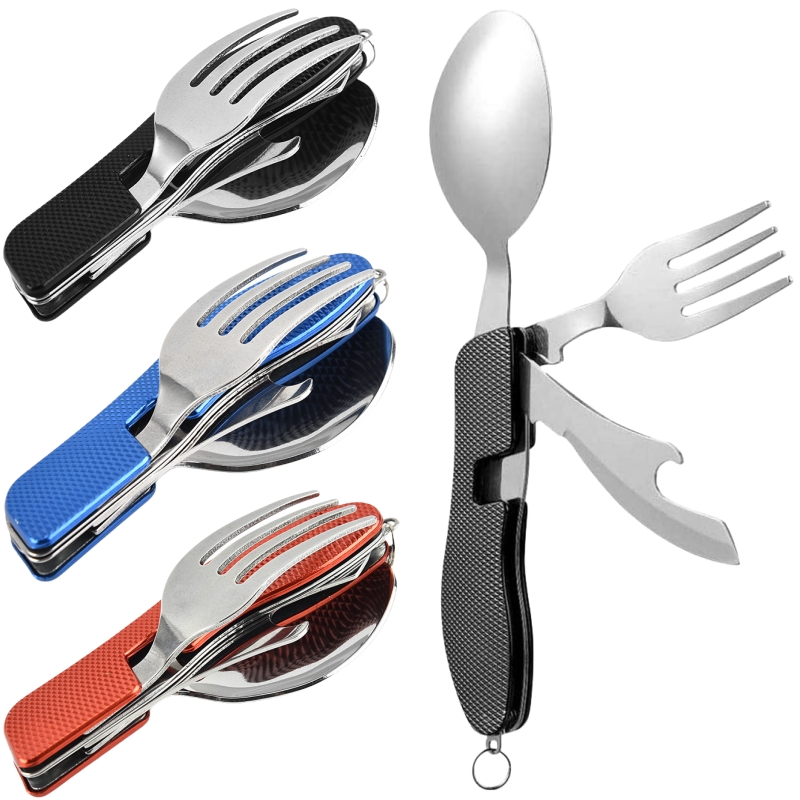 4 in1 Foldable Camping Utensil - đánh giá và giá Camping Cooking And Cutlery Set