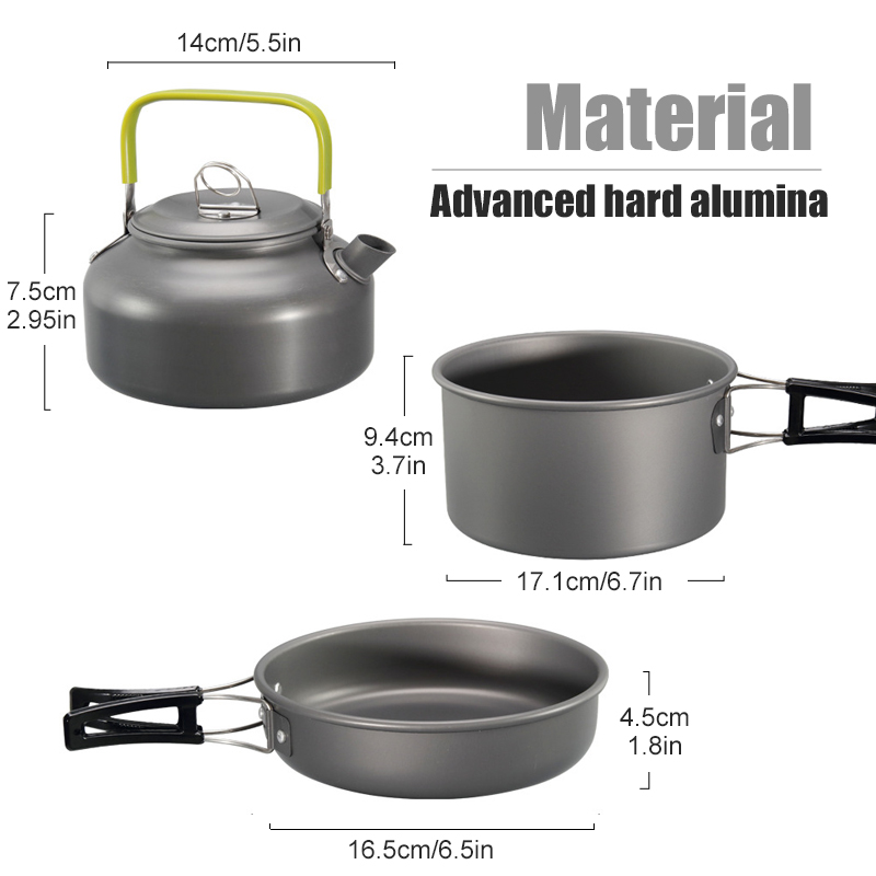 WESTTUNE Camping Cookware Kit  - đánh giá và giá Camping Cooking Griddle