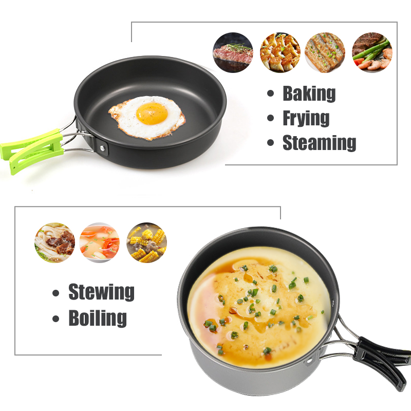 WESTTUNE Camping Cookware Kit  - đánh giá và giá Camping Cooking Griddle
