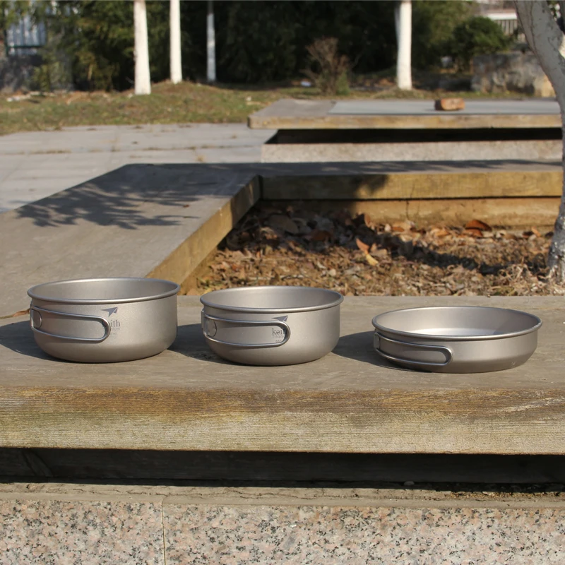 Keith 3PCS Titanium Cookware P - đánh giá và giá Camping Cooking Griddle