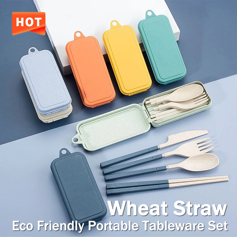 4Pcs Portable Tableware Set Wh - đánh giá và giá Camping Cooking And Cutlery Set