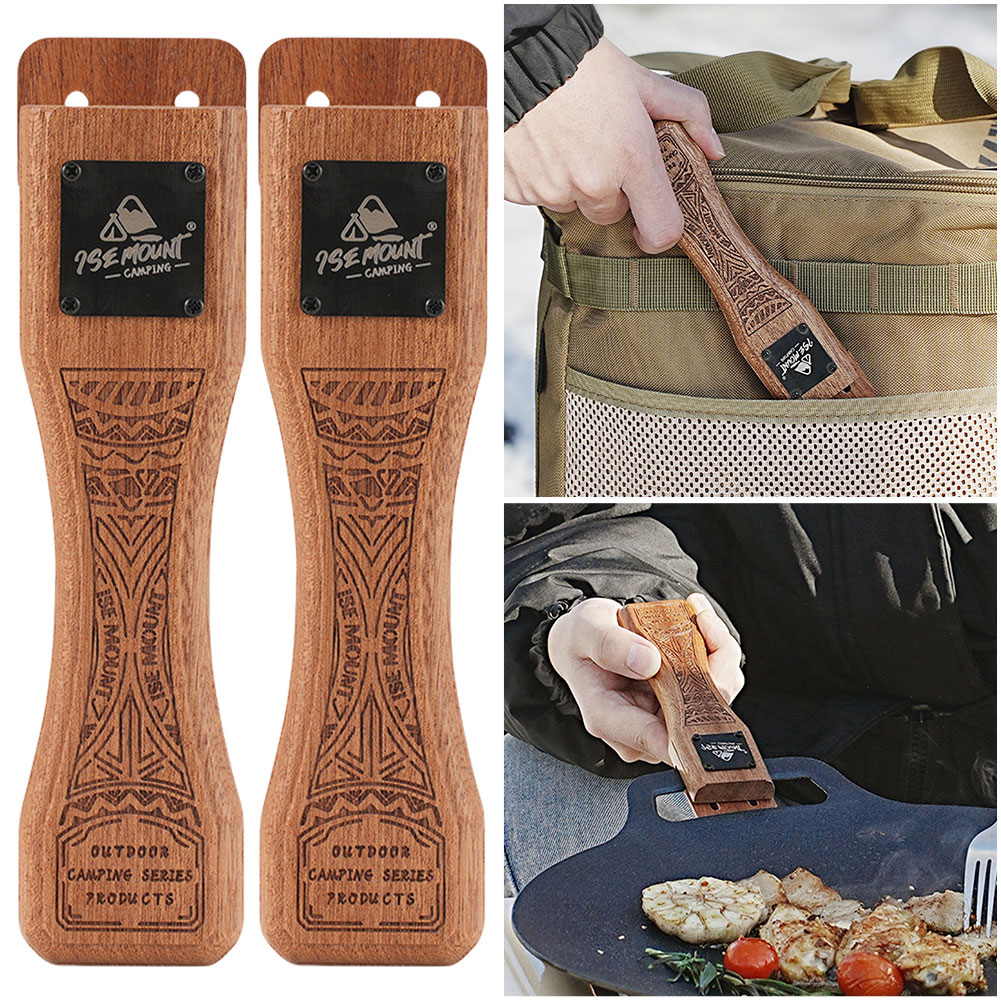 Outdoor Natural Wood Grill Pan - đánh giá và giá Camping Cooking Griddle