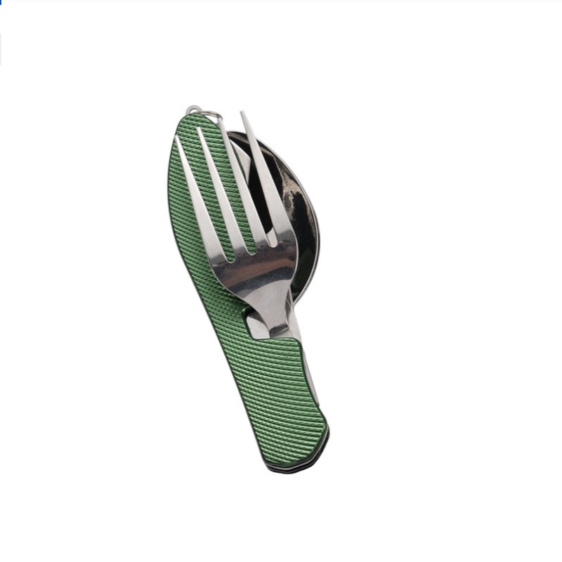 Foldable Stainless Steel Cutle - đánh giá và giá Camping Cooking And Cutlery Set