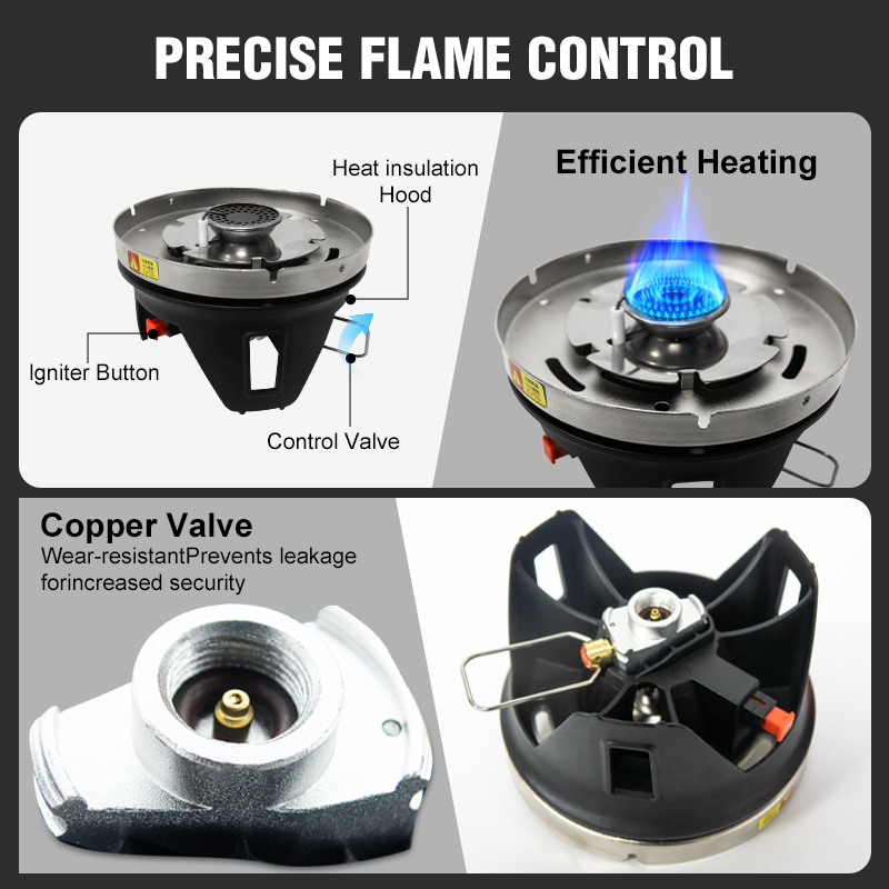 WESTTUNE Outdoor Cooking Syste - đánh giá và giá Camping Cooking Propane