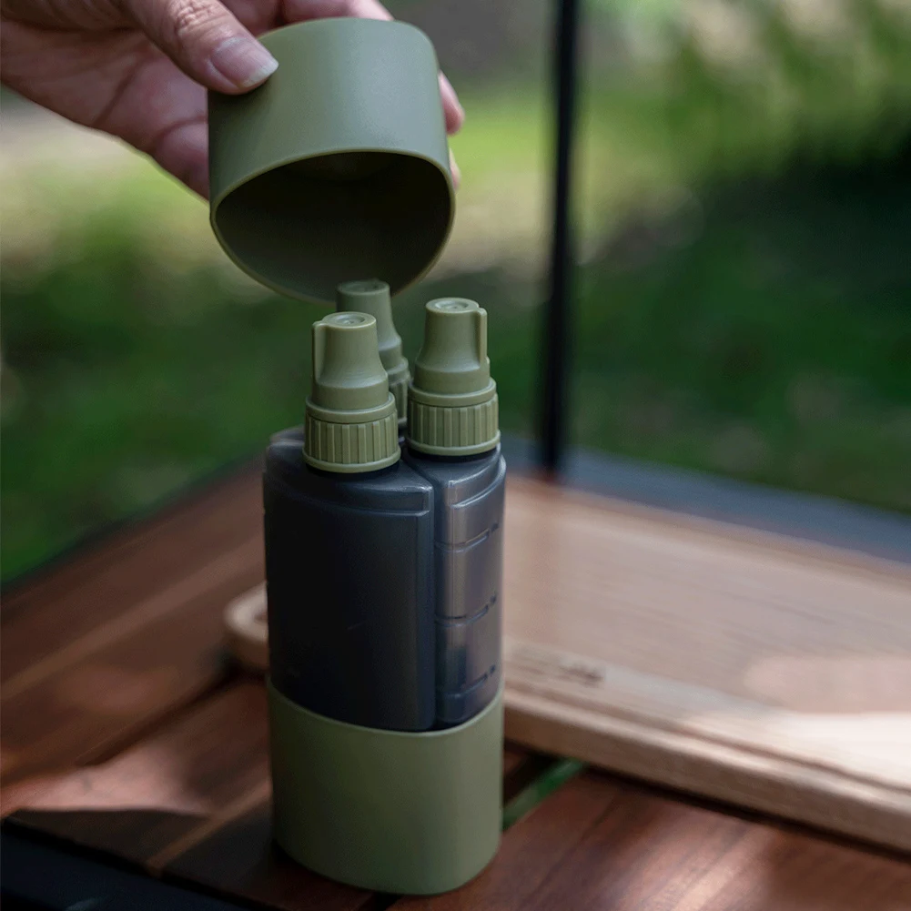 3 In 1 Outdoor Camping Seasoni - đánh giá và giá Camping Cooking And Cutlery Set
