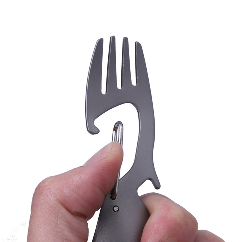 Multi-functional Titanium Allo - đánh giá và giá Camping Cooking And Cutlery Set