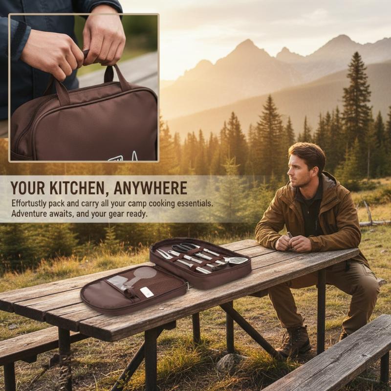 Outdoor Cooking Bag Camping St - đánh giá và giá Camping Cooking Utensils Storage
