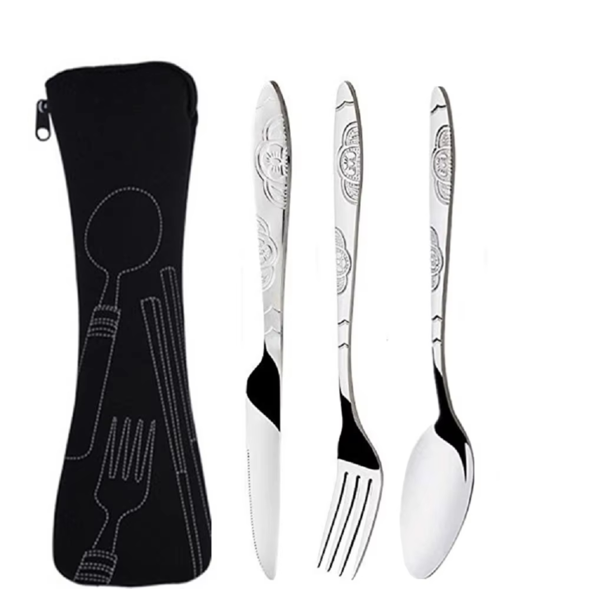 Picnic Set Tableware Washable  - đánh giá và giá Camping Cooking Cutlery Set