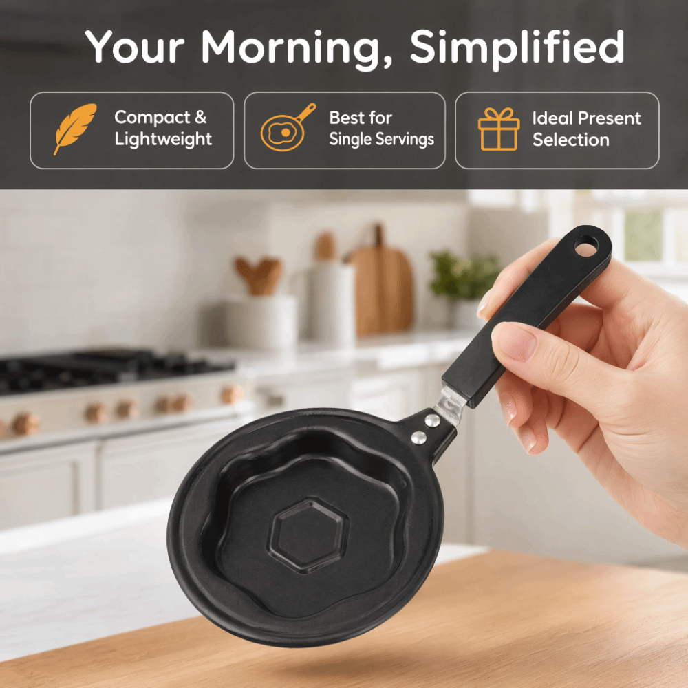 Cast Iron Mini Egg Frying Pan  - đánh giá và giá Camping Cooking Without Gas