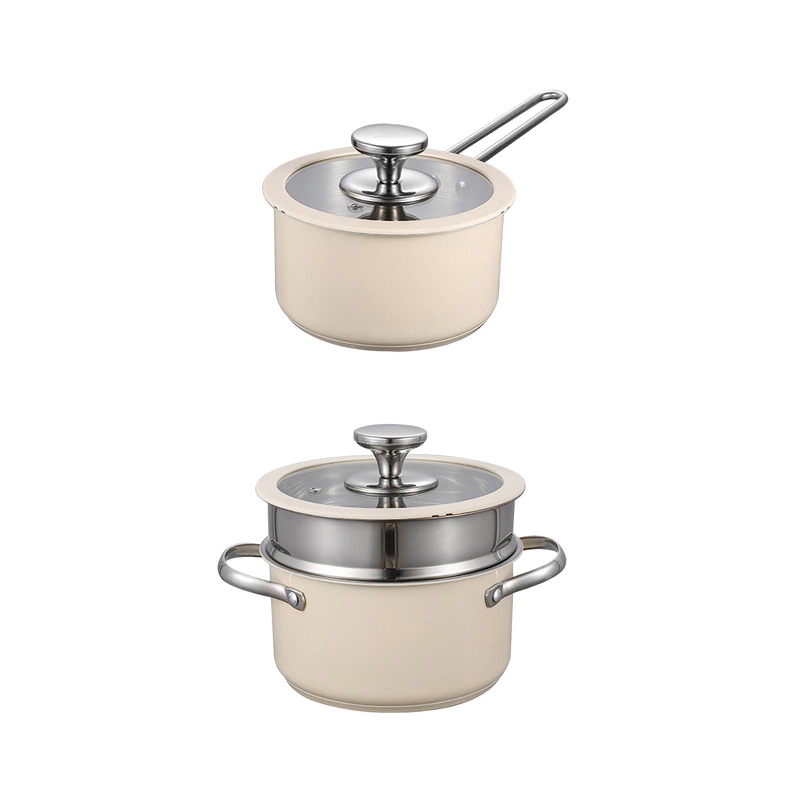 Milk Pan Small Saucepan Thicke - đánh giá và giá Camping Cooking Without Gas