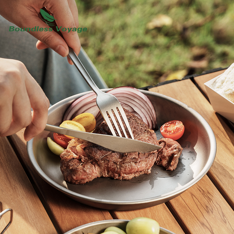 Boundless Voyage Titanium Dinn - đánh giá và giá Camping Cooking And Cutlery Set
