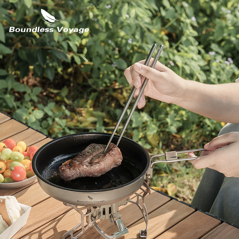 Boundless Voyage Titanium Dinn - đánh giá và giá Camping Cooking And Cutlery Set