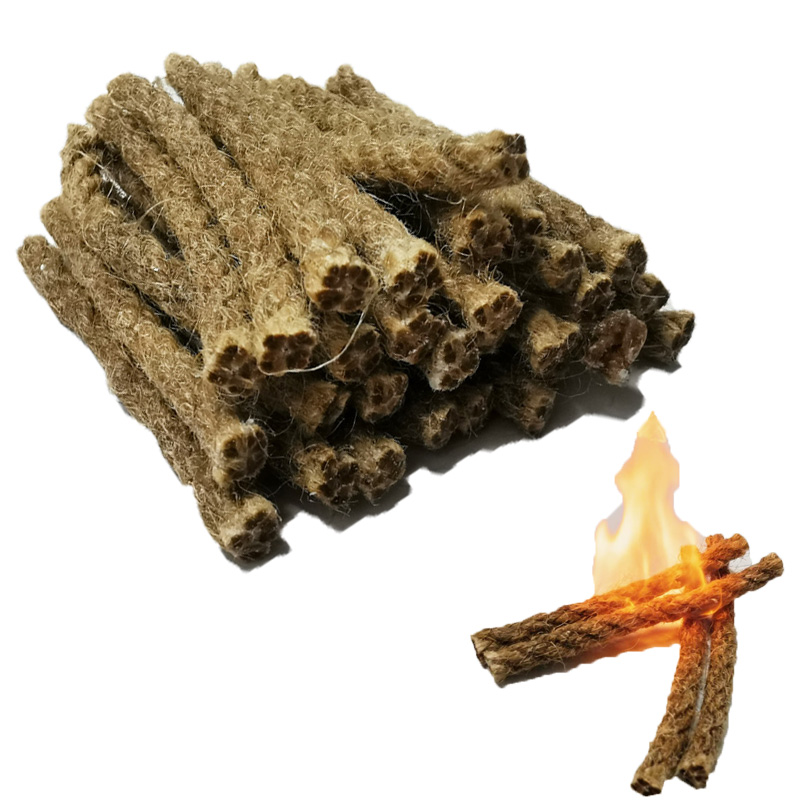 Outdoor Mini Wax Hemp Rope Por - đánh giá và giá Camping Cooking Fire Stove