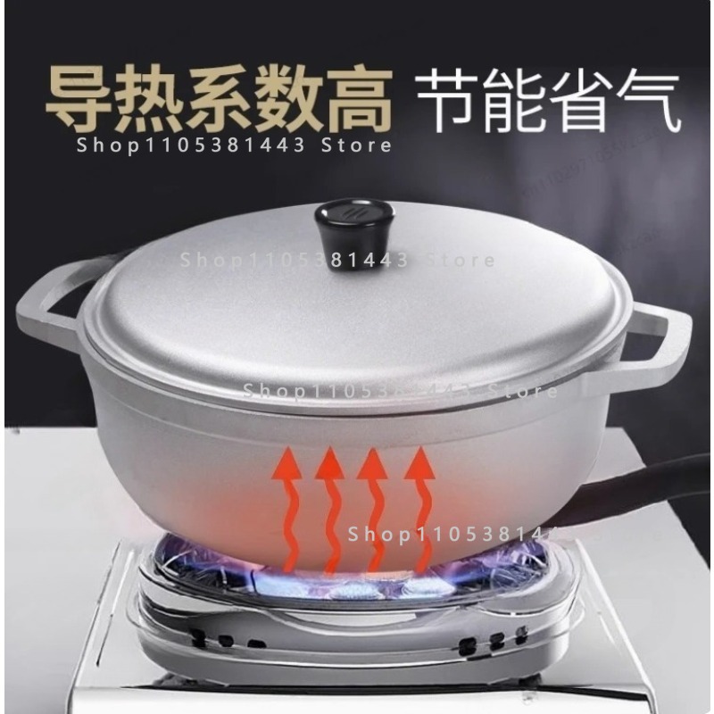 Small Aluminum Alloy Soup Pot  - đánh giá và giá Camping Cooking Without Gas