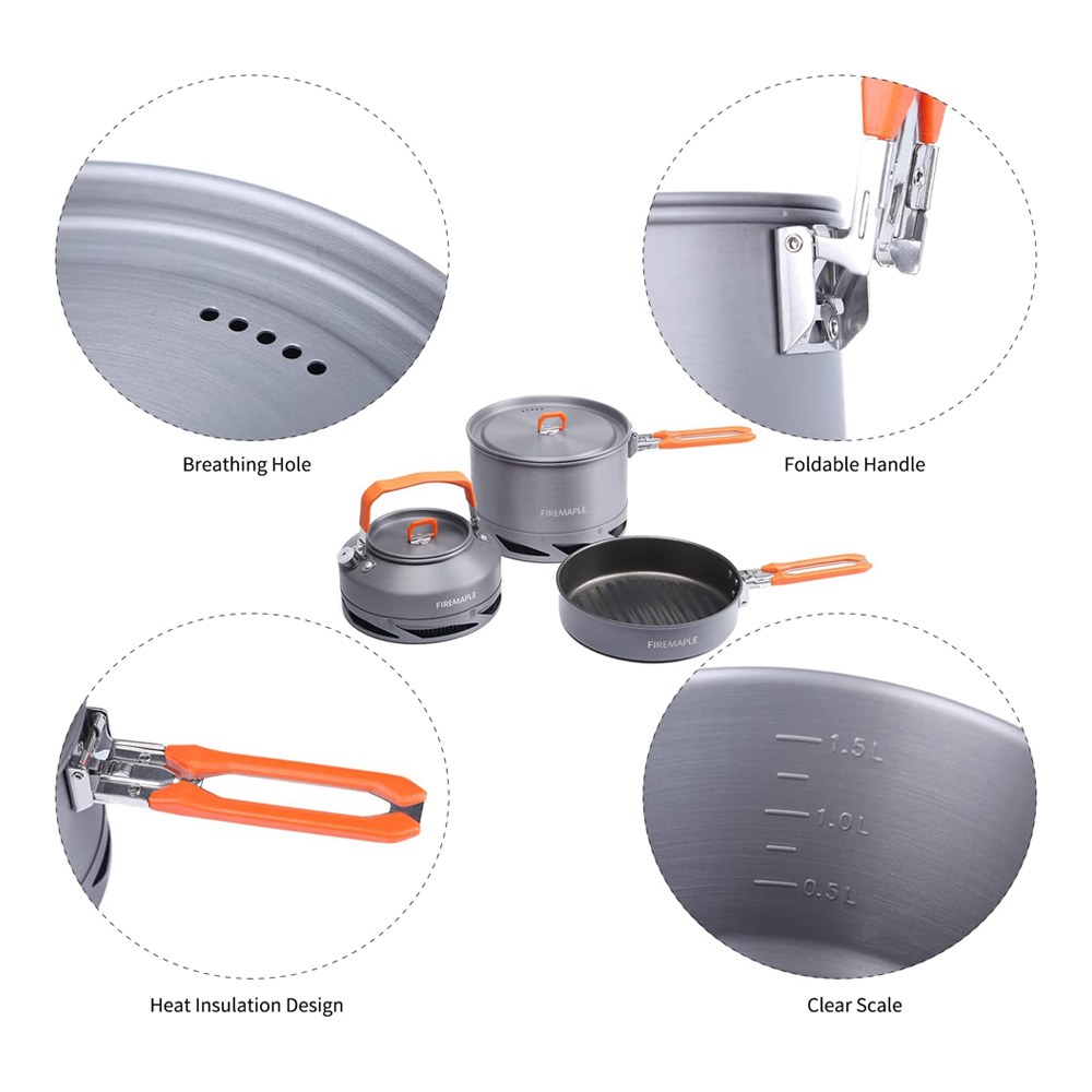 Fire Maple Cắm Trại Đồ Nấu Nướ - đánh giá và giá Camping Cooking And Cutlery Set