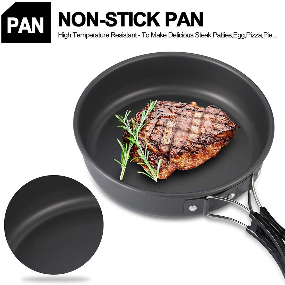 Outdoor Camping Cookware Set M - đánh giá và giá Camping Cooking Set Lightweight