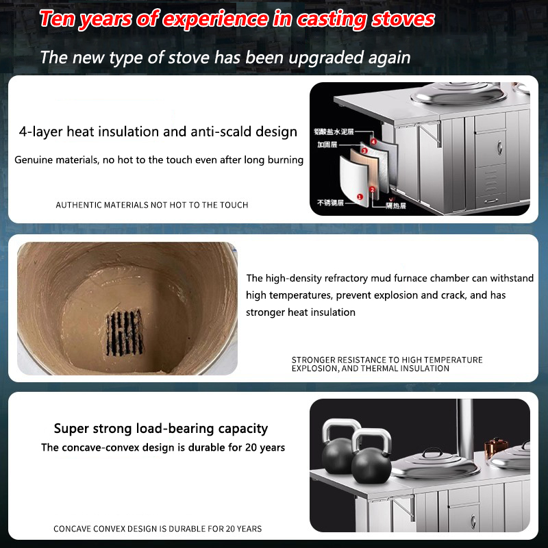 High-Efficiency Portable Desig - đánh giá và giá Camping Cooking Fire Stove