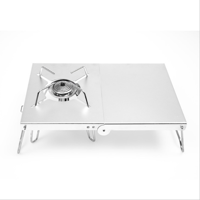 Camping Burner Stove Stand Tab - đánh giá và giá Camping Cooking Table With Windshield