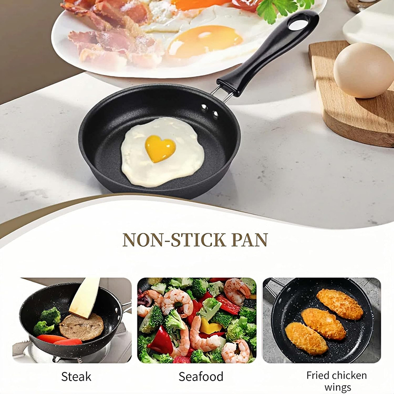 Mini Frying Pan Nonstick Small - đánh giá và giá Camping Cooking Without Gas