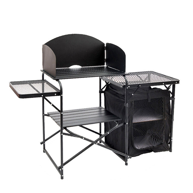 Factory Wholesale Portable Out - đánh giá và giá Camping Cooking Table With Windshield