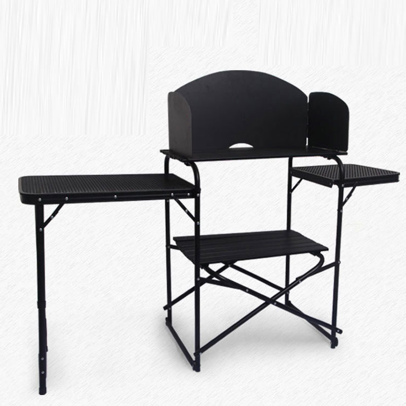 Factory Wholesale Portable Out - đánh giá và giá Camping Cooking Table With Windshield